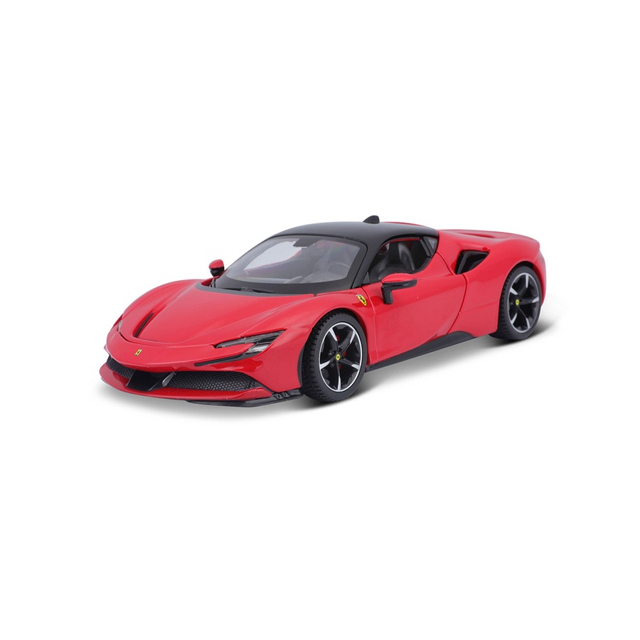 Maisto Race & Play 1:24 Ferrari SF 90 Stradale Hybrid Model Car Kids Toy 3y+