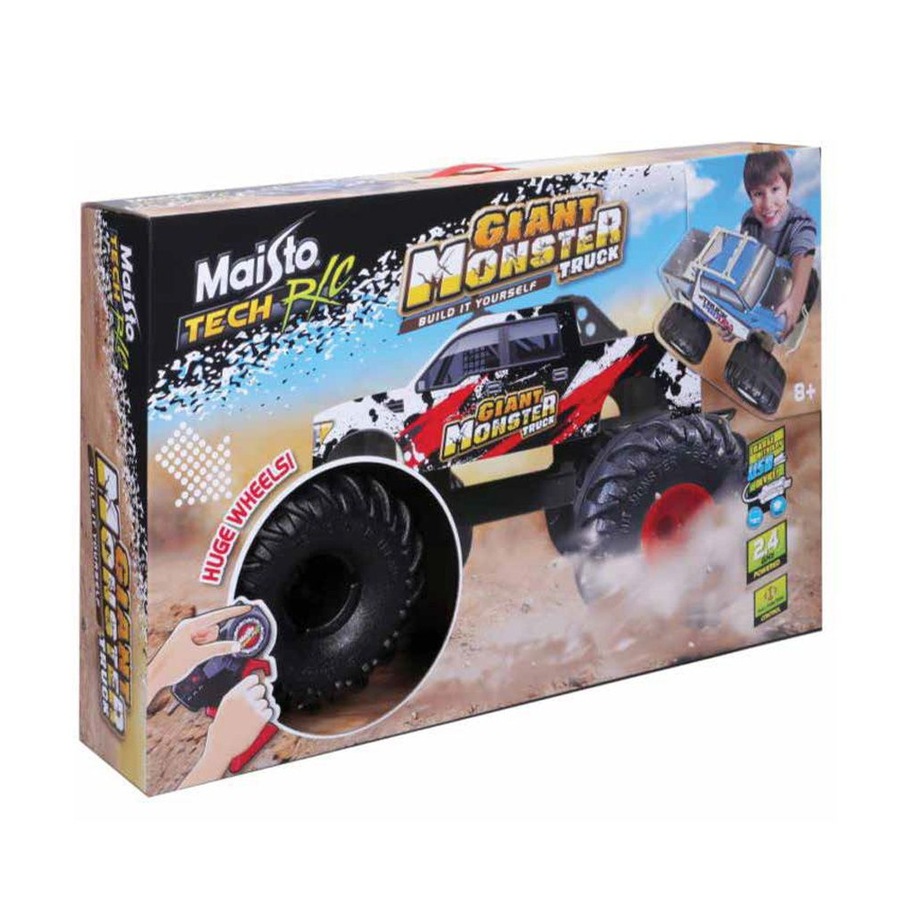 Maisto Tech 1:8 RC Car Giant Wheel Off-Road 2.4Ghz & USB w/ Remote Kids Toy 8y+