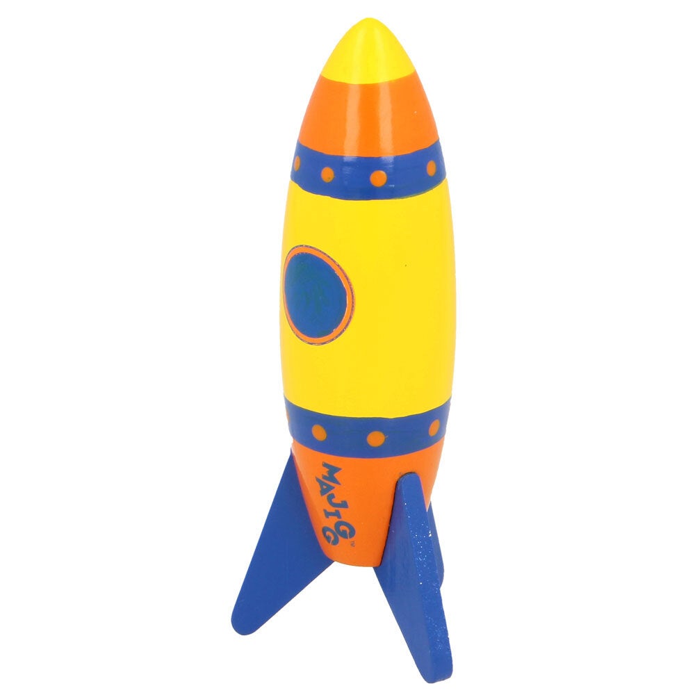 Majigg 11cm Wooden Retro Rocket Space Shuttle Kids/Children Fun Toys 3y+ Asst