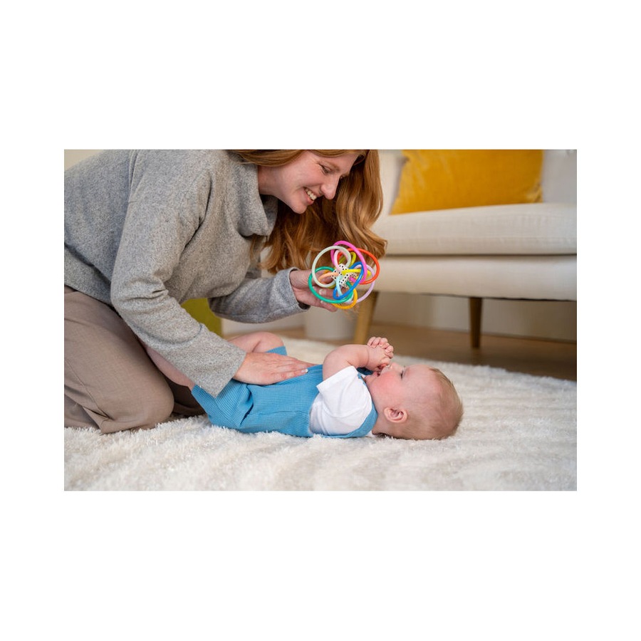 Manhattan Winkel Colorpop Rattle Teether Baby/Infant Sensory Play Toy 0m+