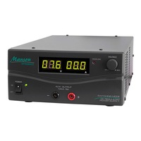 Manson 60AMP 1-15V DC Lightweight Power Supply Bench Top w/LED Indicator Dark GY