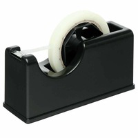 Marbig 66m Rolls Tape Office/School Heavy Duty Dispenser/Holder Large Black