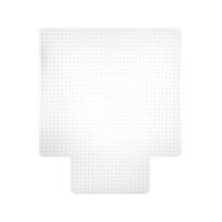 Marbig Chairmat Carp Duramat 115x134cm Mat Keyhole Office Floor Protector Clear