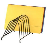 Marbig Wire Angled Desk Paper/Folder Holder/Rack 6 Slot Organiser for Office