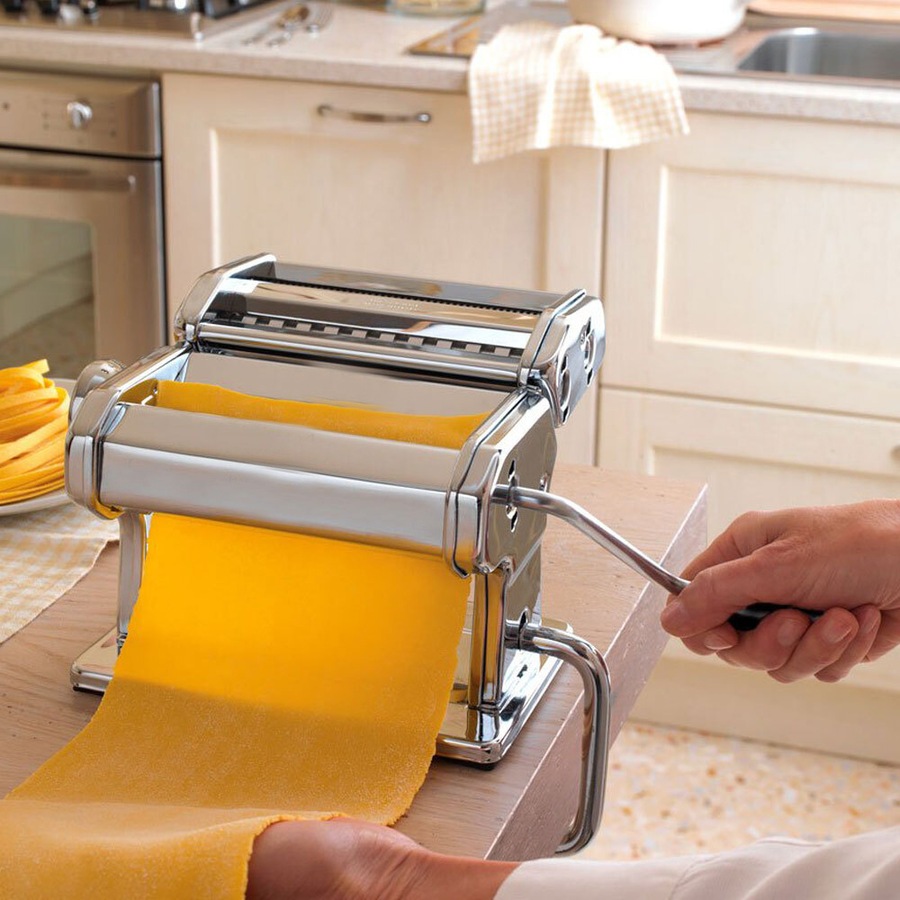 Marcato Atlas 150 Lasagne/Fettuccine/Tagiolini Pasta Noodle Machine/Maker Roller