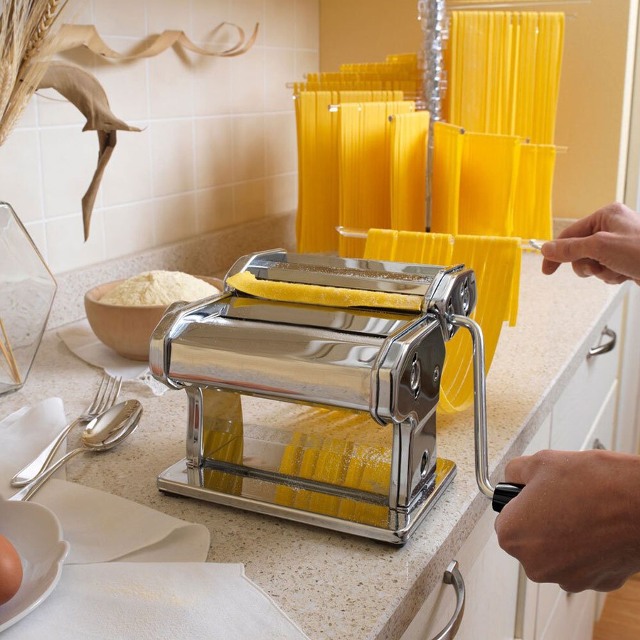 Marcato Atlas 150 Lasagne/Fettuccine/Tagiolini Pasta Noodle Machine/Maker Roller