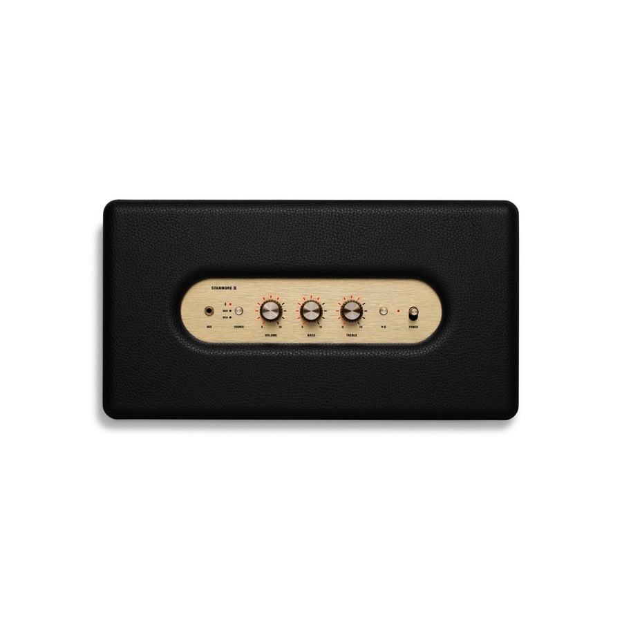 Marshall Stanmore BT II 80W Wireless Bluetooth Speaker w/Bass/Treble/AUX/RCA BLK