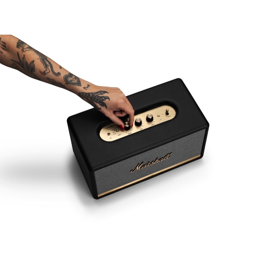 Marshall Stanmore BT II 80W Wireless Bluetooth Speaker w/Bass/Treble/AUX/RCA BLK