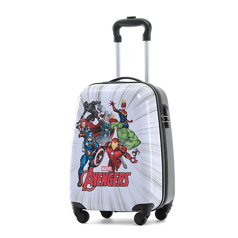 Marvel Avengers 17" Trolley Cabin Luggage Suitcase Travel Wheel Bag 50x35x24cm