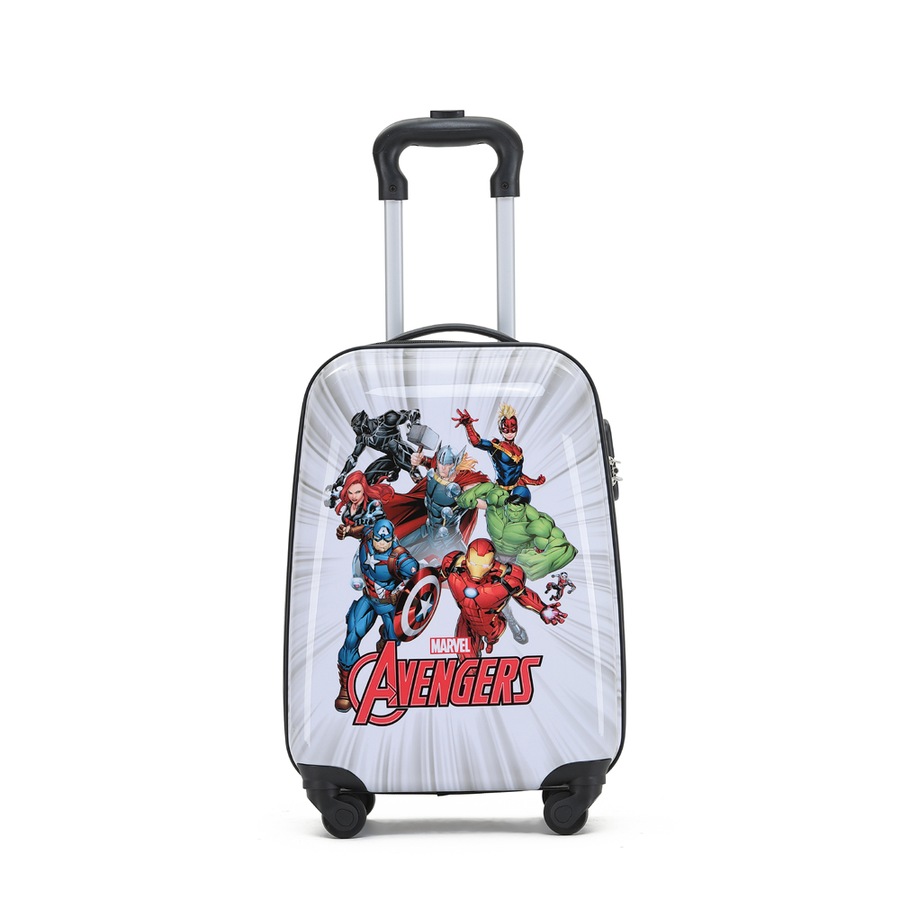 Marvel Avengers 17" Trolley Cabin Luggage Suitcase Travel Wheel Bag 50x35x24cm