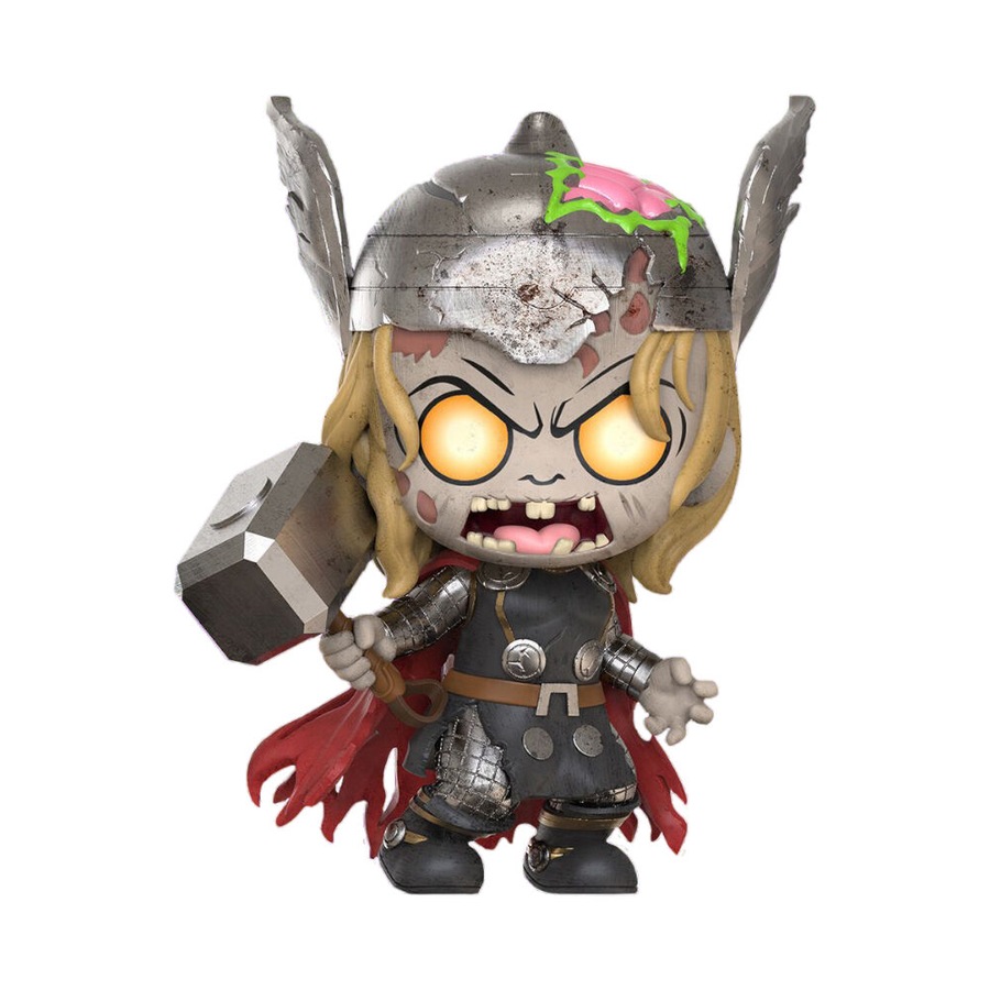 Buy Marvel Zombies Comics Thor Bobble-Head Cosbaby Collectible Mini ...