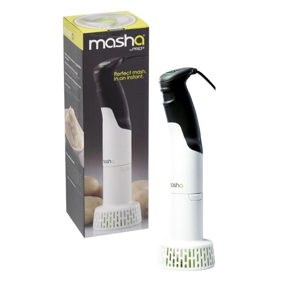 Masha Electric Vegetable/Potato Masher Handheld Blender Kitchen White