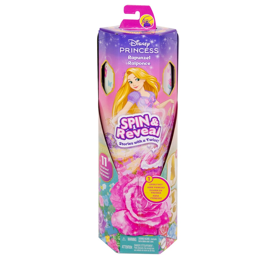 Mattel Disney Princess Spin & Reveal Surprise Doll 29cm W1 Kids Assorted 3y+