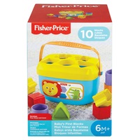 Mattel Fisher Price Baby's First Blocks Early Learning Toy 21x14cm Baby 6m+