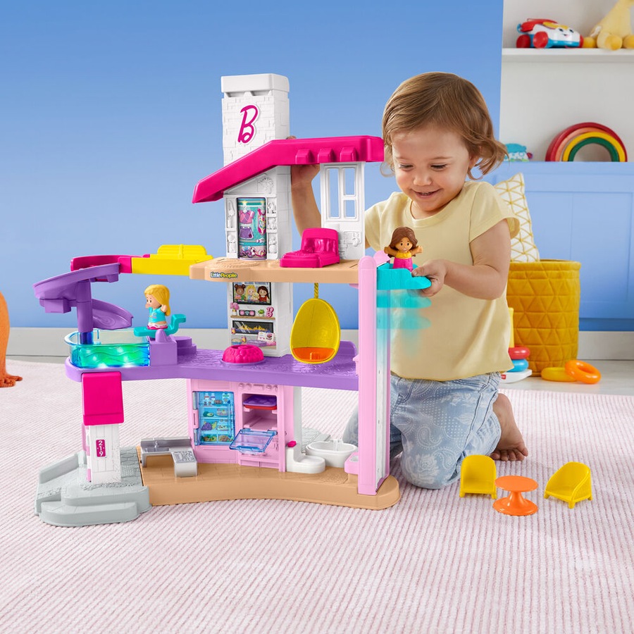 Mattel Fisher Price Little People Barbie Little Dreamhouse Toy 61x61cm 2y+