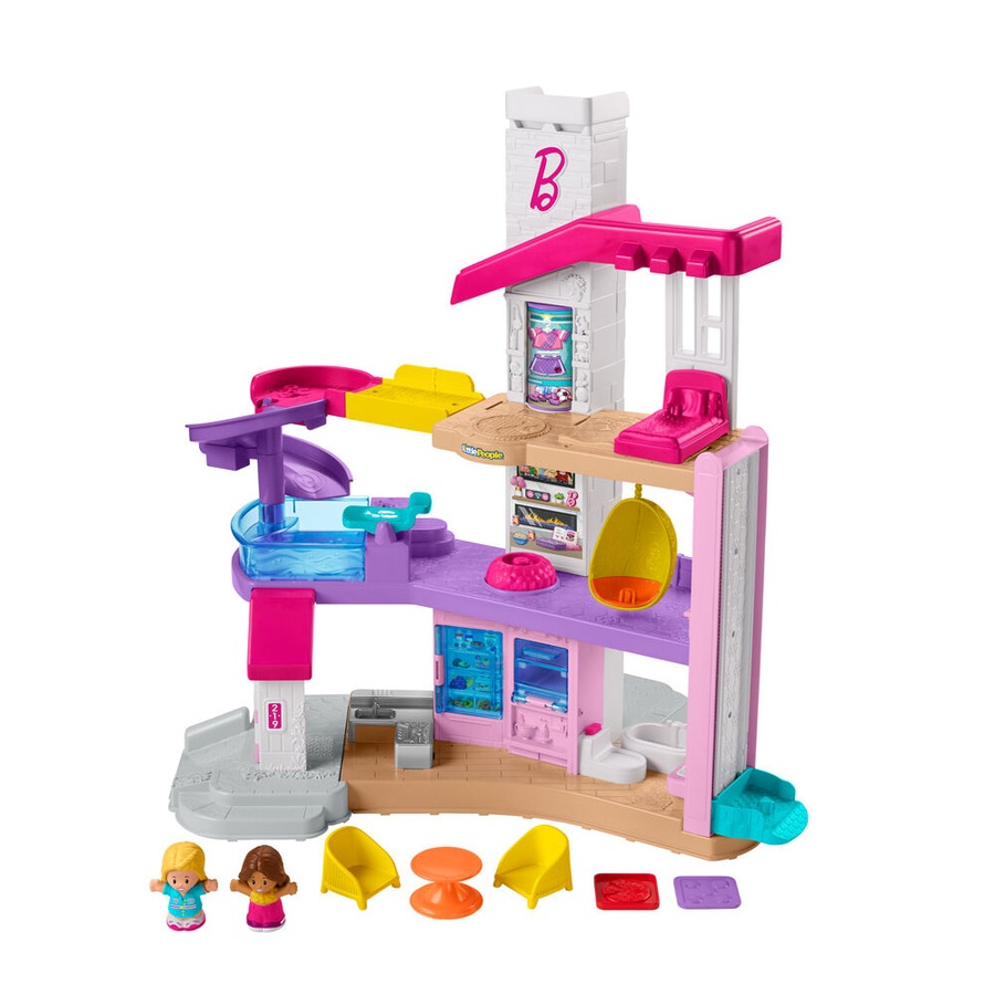 Mattel Fisher Price Little People Barbie Little Dreamhouse Toy 61x61cm 2y+