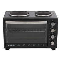 Maxim KitchenPro 30L Electric Portable Table Oven/Roaster w/ Hot Plates/Handle
