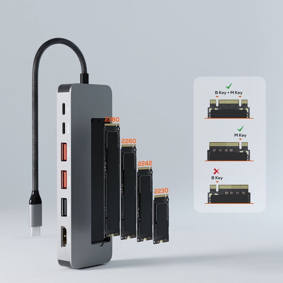 Buy Mbeat Elite 9-in-1 USB-C Multiport Hub w/ Built-in M.2 NVMe SSD ...