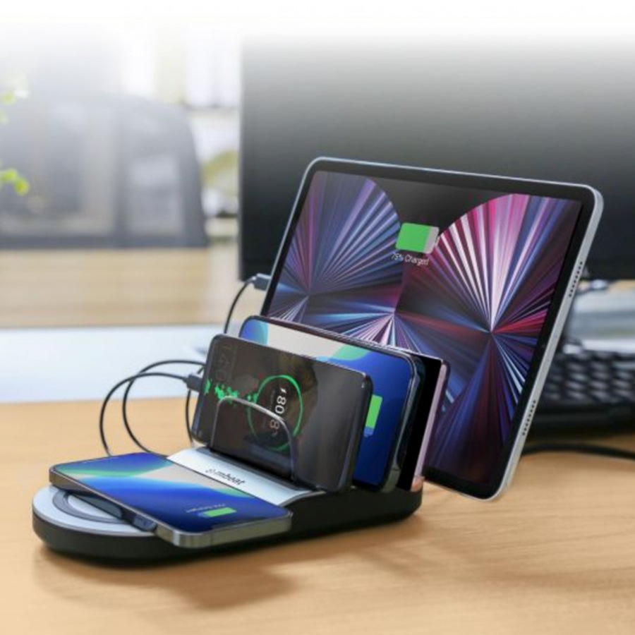mbeat Gorilla Power Multi-Device/Phone Qi Wireless/USB-C/USB-A Charging Dock