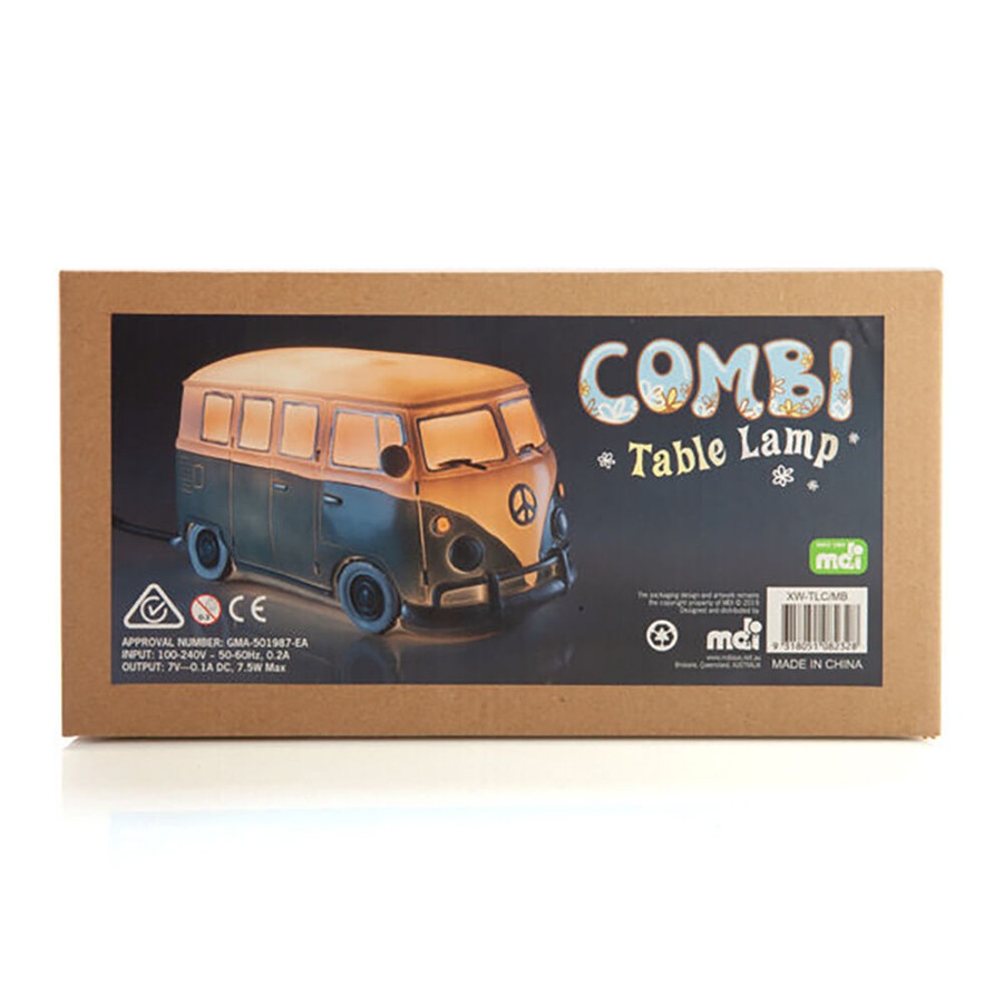 MDI Table Lamp Night Light Bedroom Decor Kids/Children Combi Metal Blue