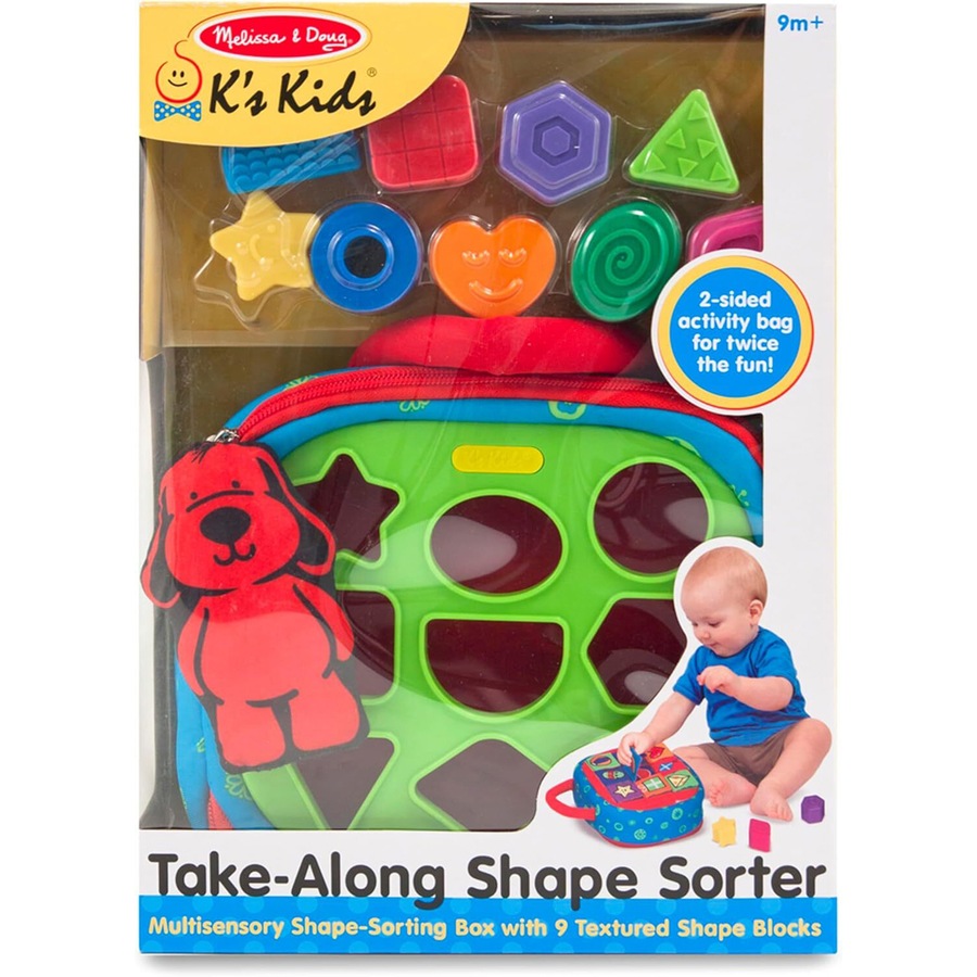 Melissa & Doug Take-Along Shape Sorter Kids/Childrens Interactive Toy 9m+
