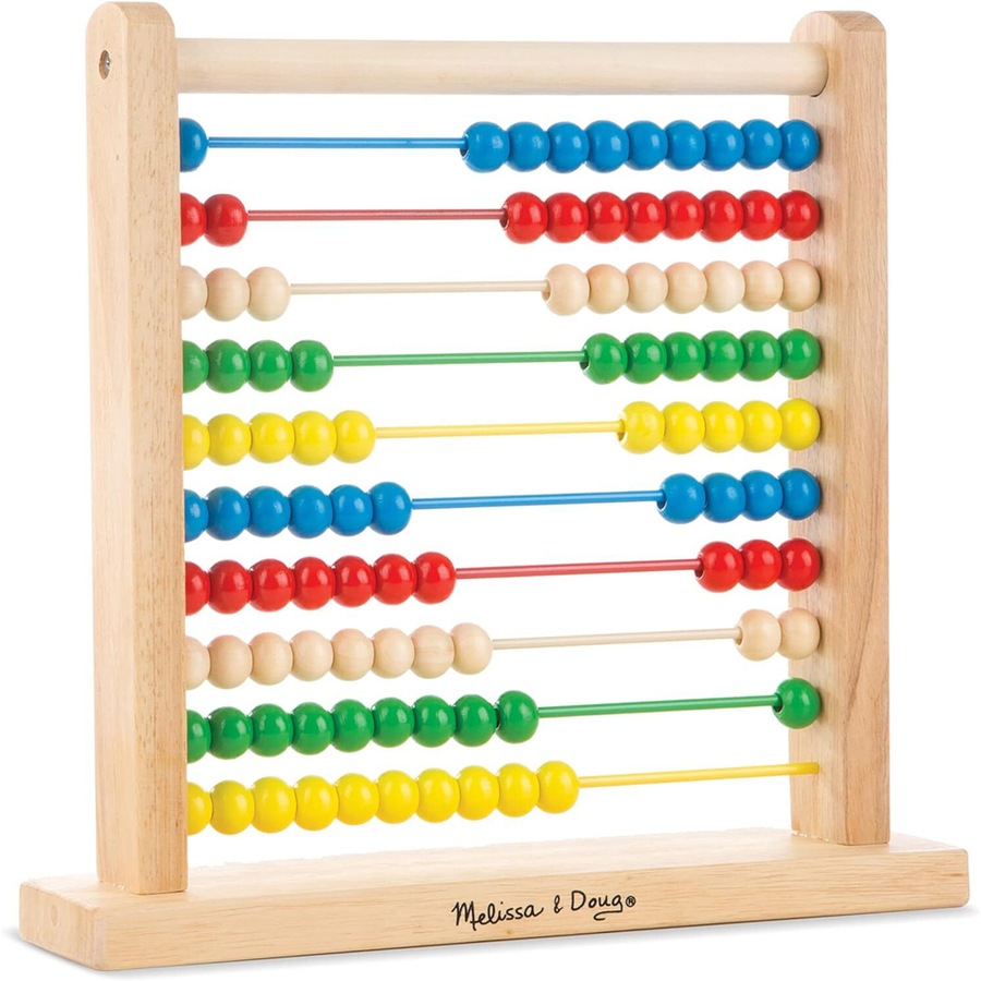 Melissa & Doug Wooden Abacus Kids/Childrens Interactive Pretend Play Toy 3+