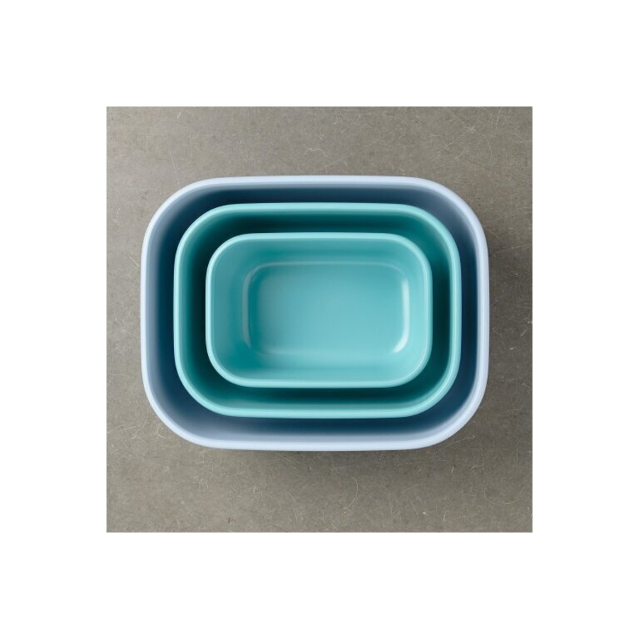 Mepal Multi Cirqula Food Bowl Container w/ Lid Rectangle 1L/34oz Nordic White