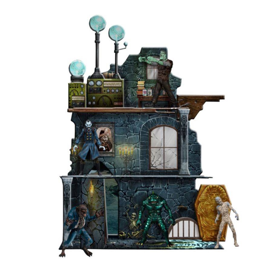 Mezco's Monsters Tower Of Fear Display Figure w/ Deluxe Box Set