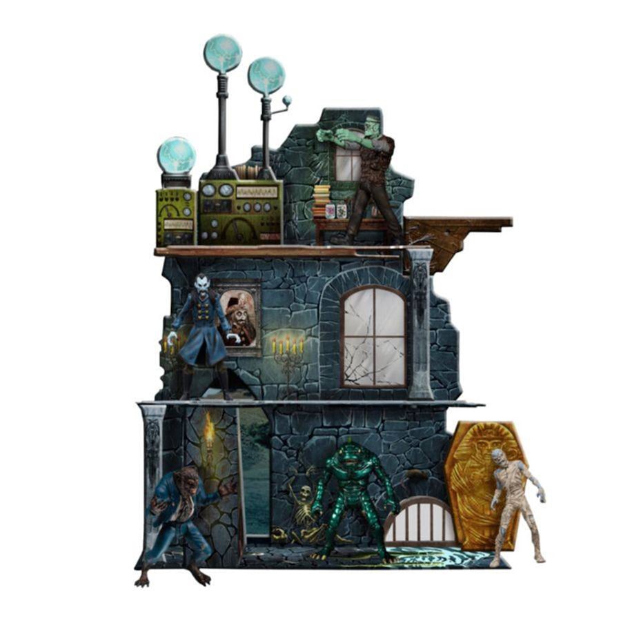 Mezco's Monsters Tower Of Fear Display Figure w/ Deluxe Box Set