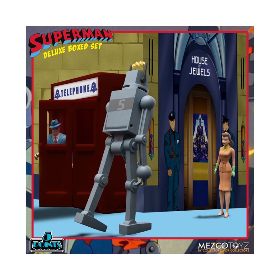 Buy Superman The Animated Series 5 Points Action Figure Deluxe Box Set ...