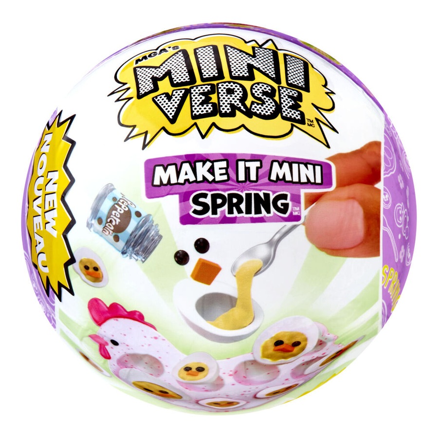 MGA's Miniverse Make It Mini Spring Theme Series 2 Miniature Toy Assorted 8y+