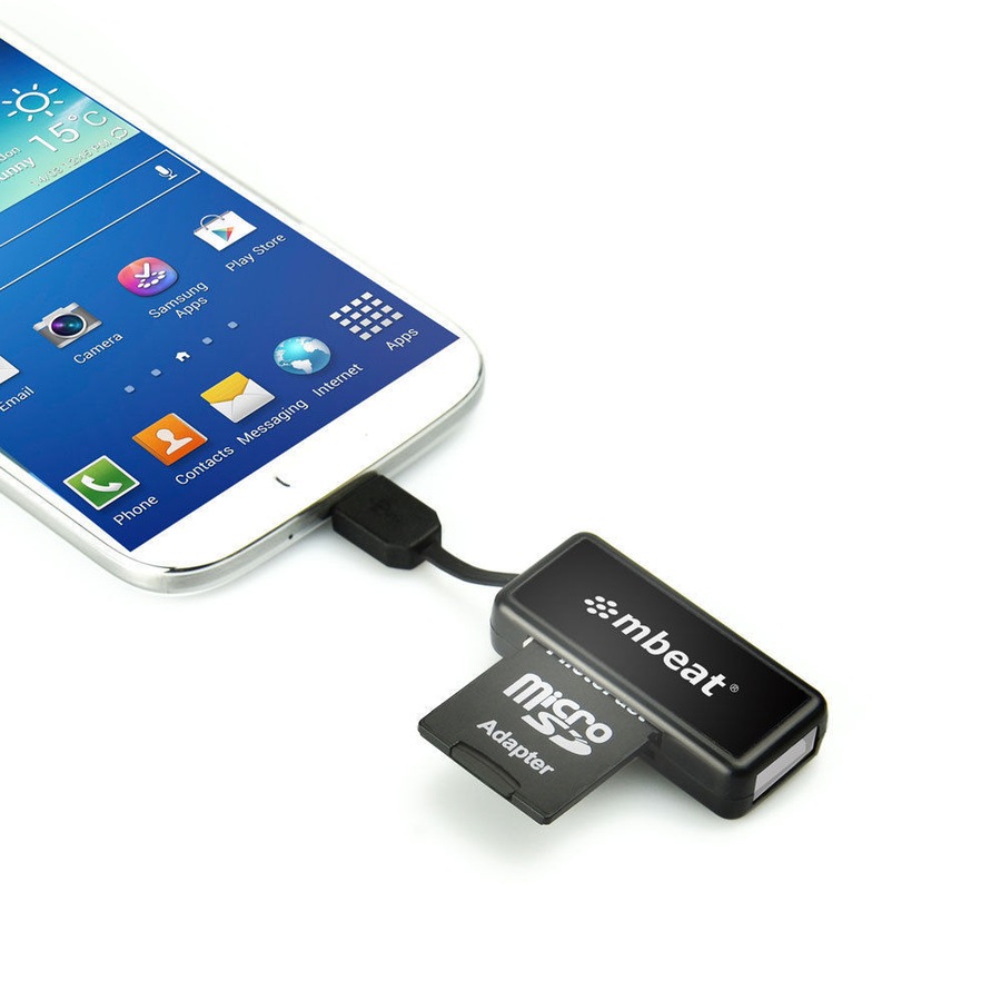 Micro USB Card Reader and Hub for Android Smartphones/Tablet Samsung/Sony/HTC