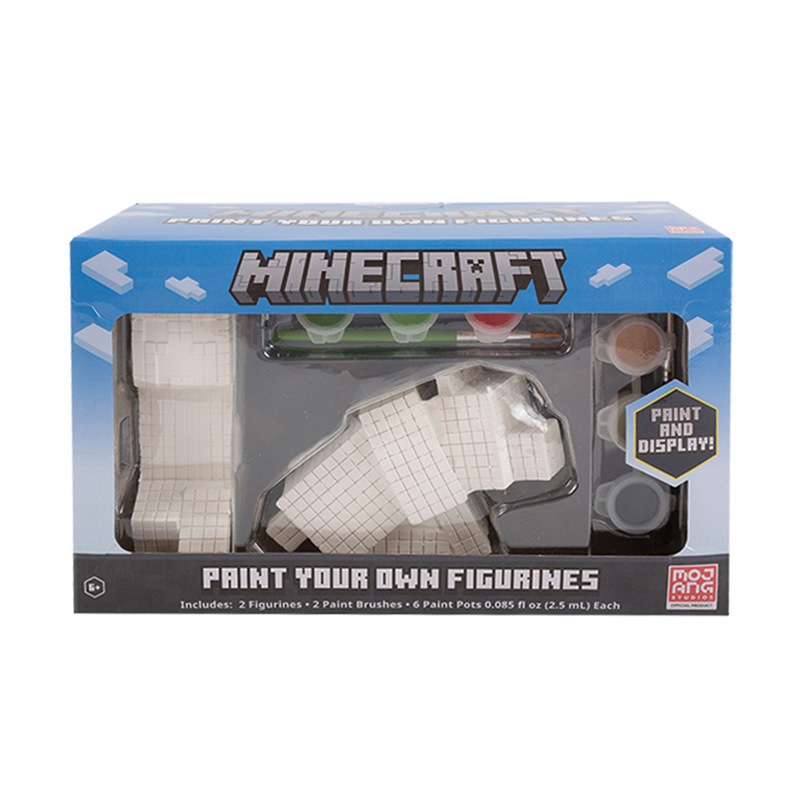 Buy Minecraft Children/Kids Paint Your Own Figurine Painting Art ...