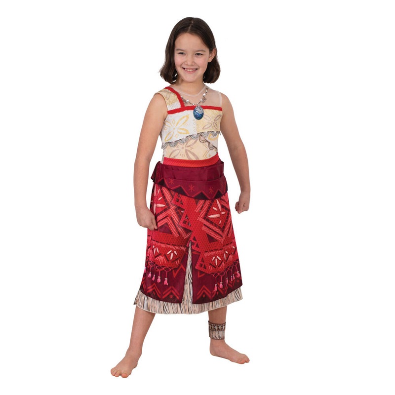 Buy Moana 2 Disney Princess Deluxe Girls/Kids Fancy Dress Up Costume ...