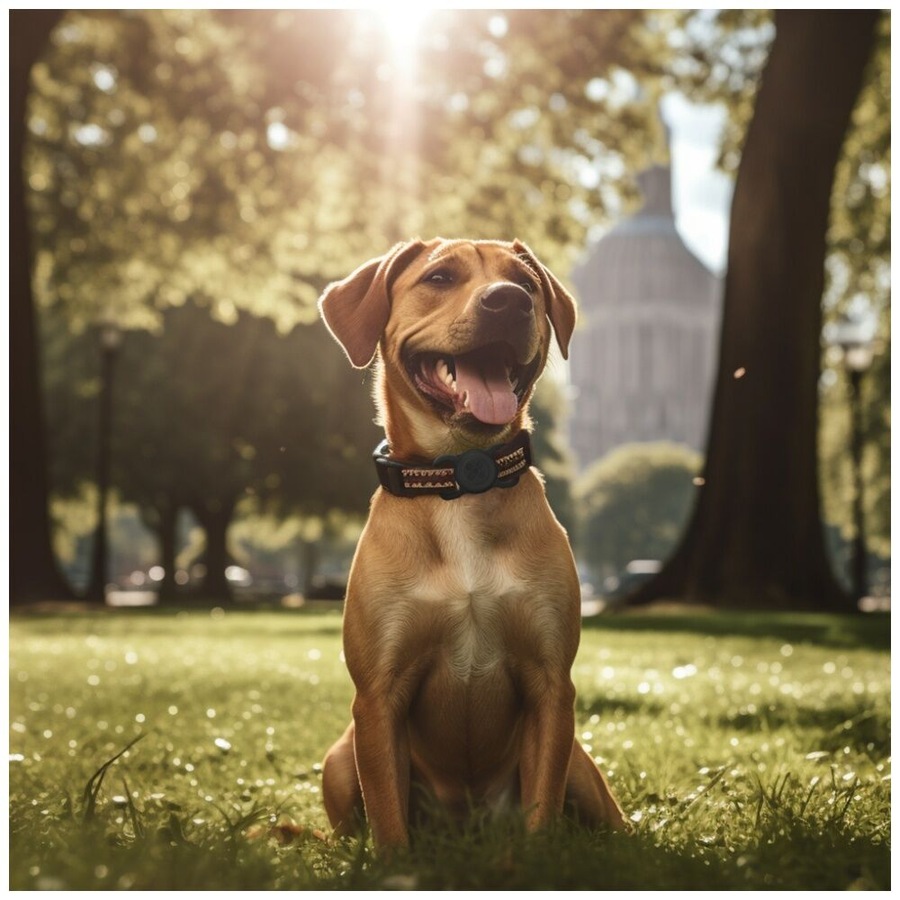 Moki Durable Pet Tag for MokiTag W/ Pet-Friendly Silicone Black