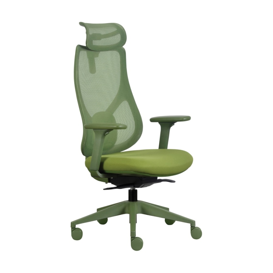 Mondo Scout Chair Ergonomic Office Work W/ Mesh Back & Support Olive Green