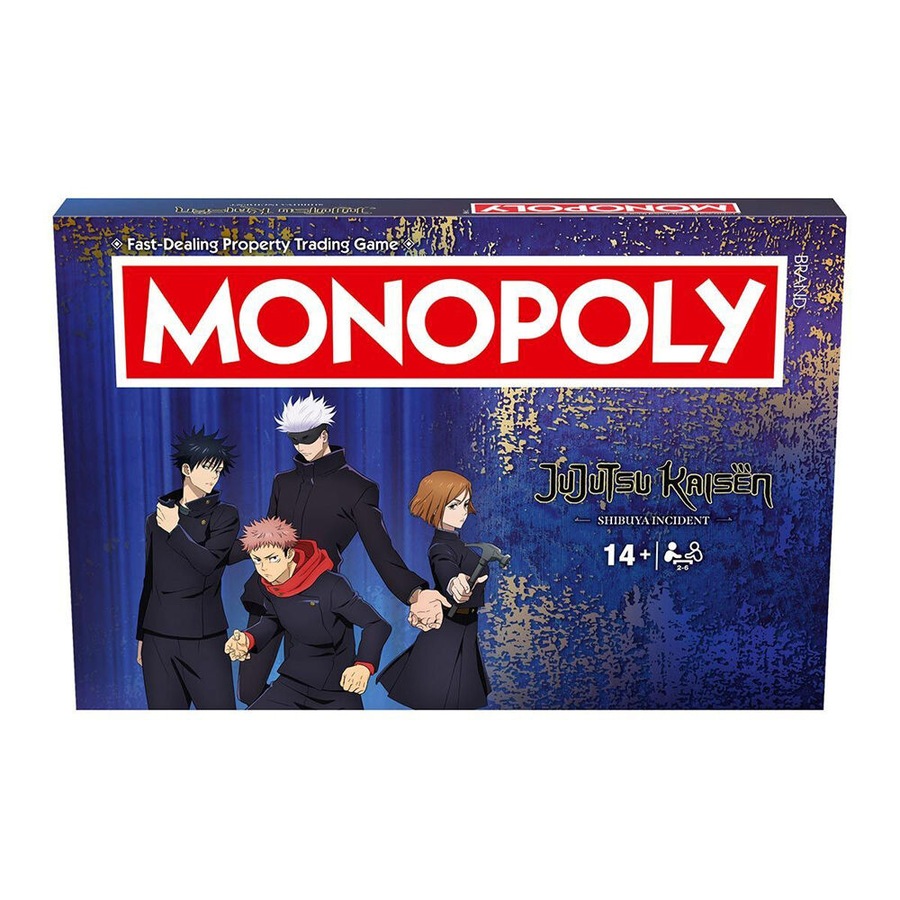 Monopoly Jujutsu Kaisen Kids/Children Interactive Play Classic Board Game 14+