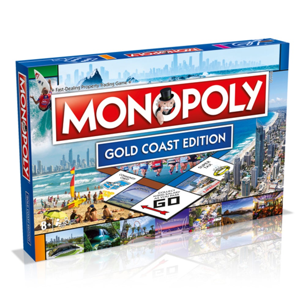 Monopoly Kids/Family Australian Gold Coast Edition Property Trade Board Game 8y+