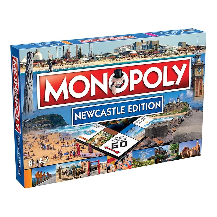 Monopoly Newcastle Edition Classic Tabletop Family/Party Board Game Set 8+