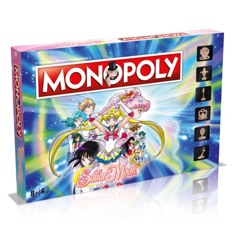 Monopoly Anime Sailor Moon Board Game 8y+ Family/Kids/Adult Play Cards/Money/Toy