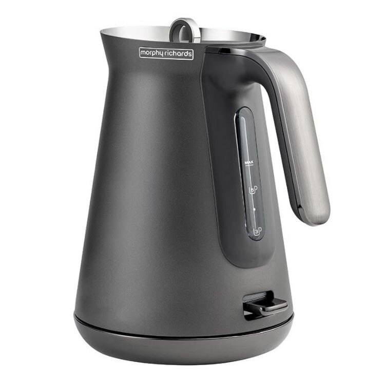 Buy Morphy Richards 1.5L 2.2kW Aspect Cordless Kettle Stainless Steel Titanium MyDeal