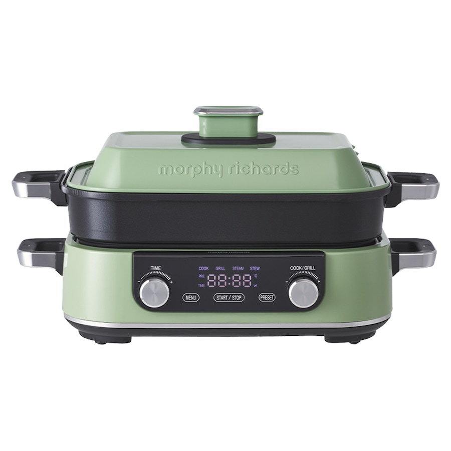 Morphy Richards 1600W Digital N-Stick Multifunction Electric Cooker Pot/Pan GRN