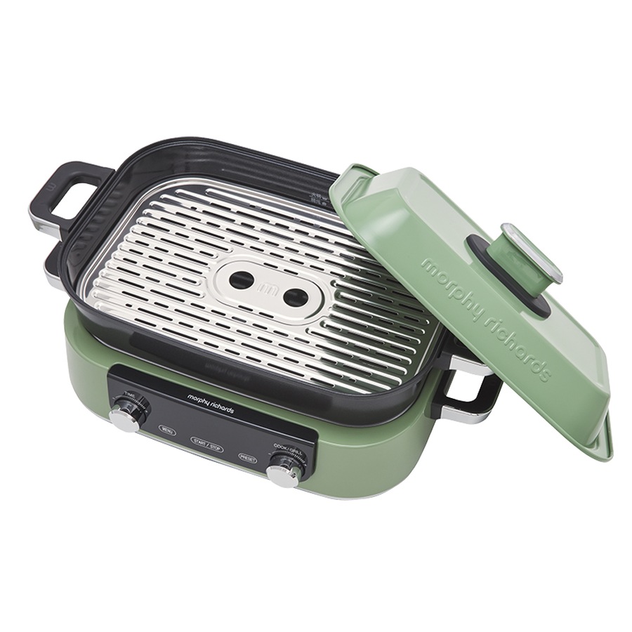 Morphy Richards 1600W Digital N-Stick Multifunction Electric Cooker Pot/Pan GRN