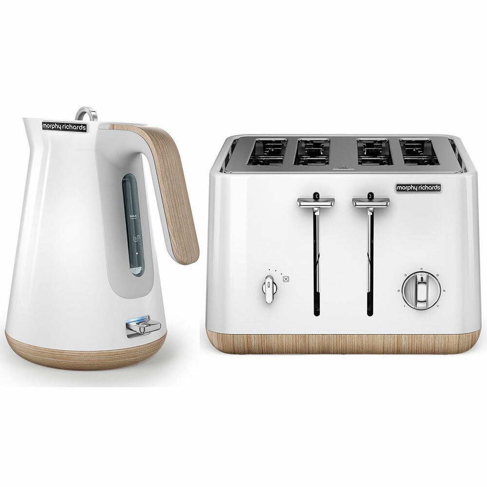 bamboo kettle and toaster