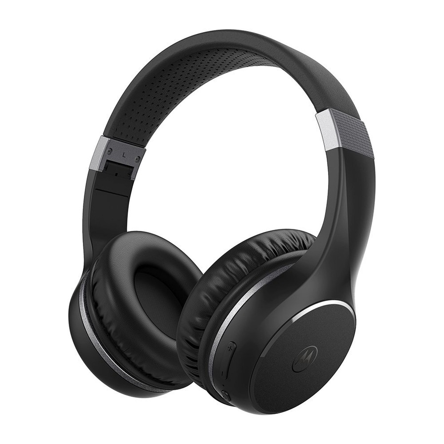 Motorola XT 220 Bluetooth Wireless Over-Ear Headphones For Smartphone/PC Black