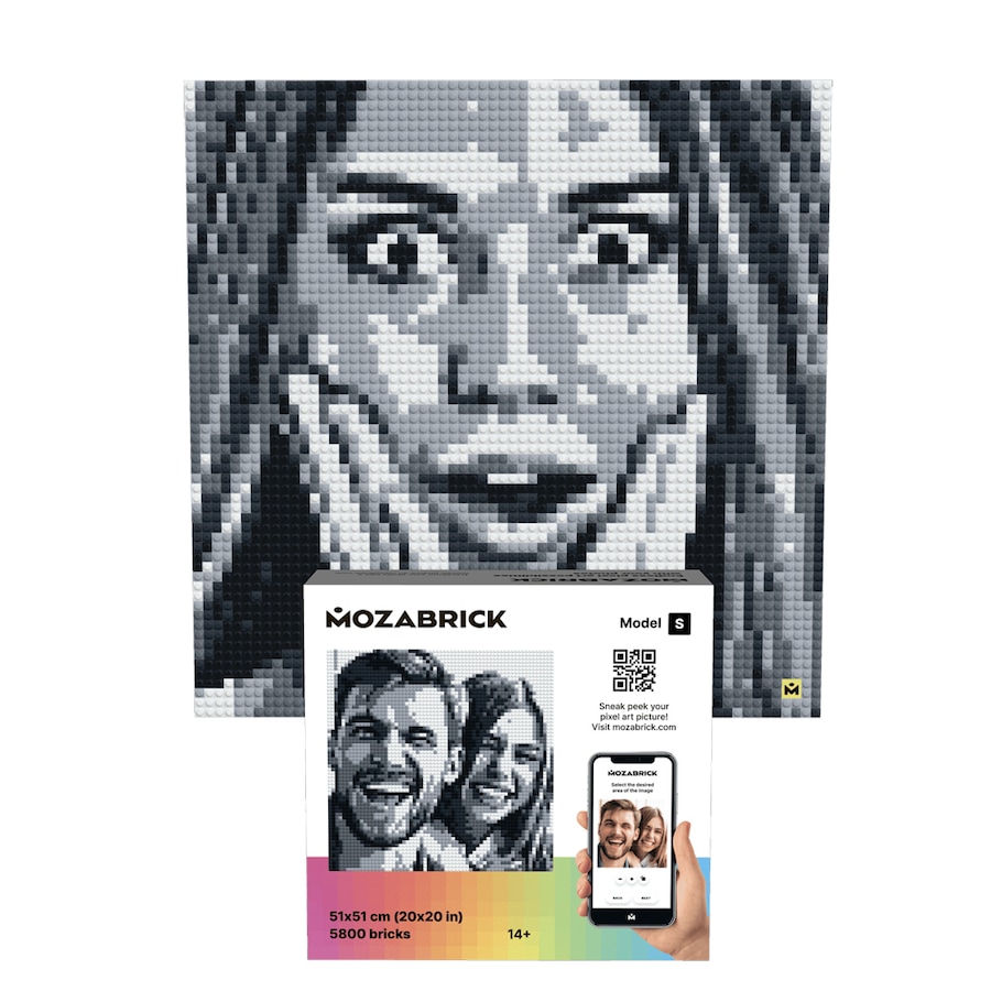 Mozabrick 51x51cm Model S Brick Mosaic Art/Craft Building Photo Construction Set