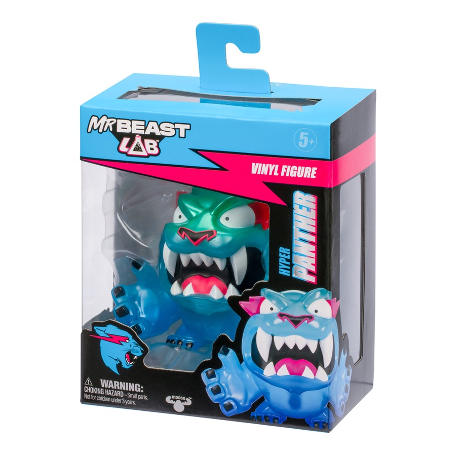 Buy Mr Beast Lab Vinyl Action Figure Toy Hyper Colour Panther 9cm ...