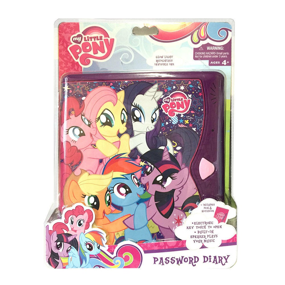 My Little Pony Password Diary Safe Holder Speaker for iPhone Android MP3 Journal
