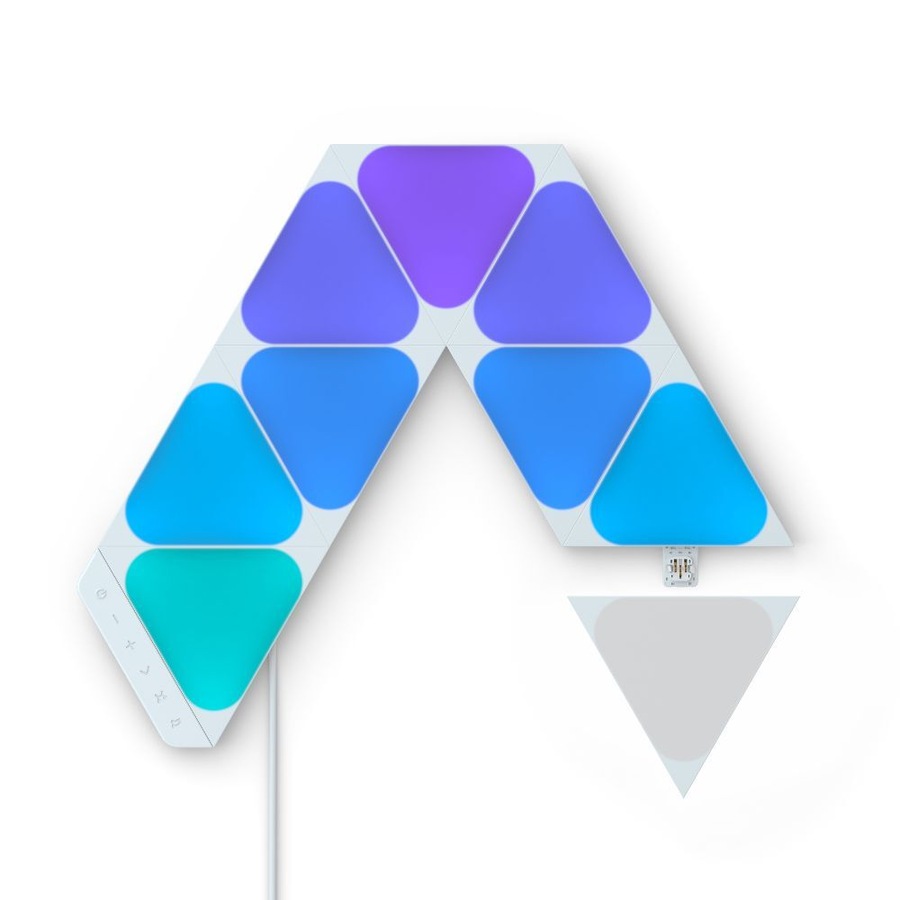 Buy Nanoleaf Shapes 9 Panels Mini Triangles Light Starter Kit Wall ...