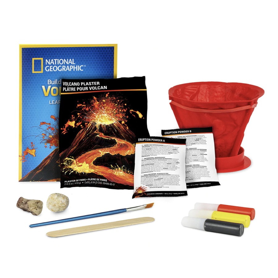 National Geographic Kids/Children Science DIY Explore Build Your Own Volcano Kit
